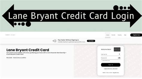 Show Credit Card. . Lane bryant credit card login